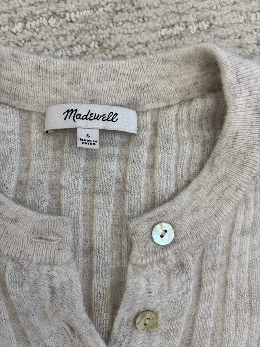 Madewell Alpaca Blend Henley - Picture 8 of 11